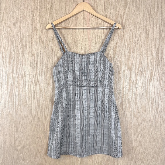 Kittenish Plaid Mini Dress - Picture 2 of 9